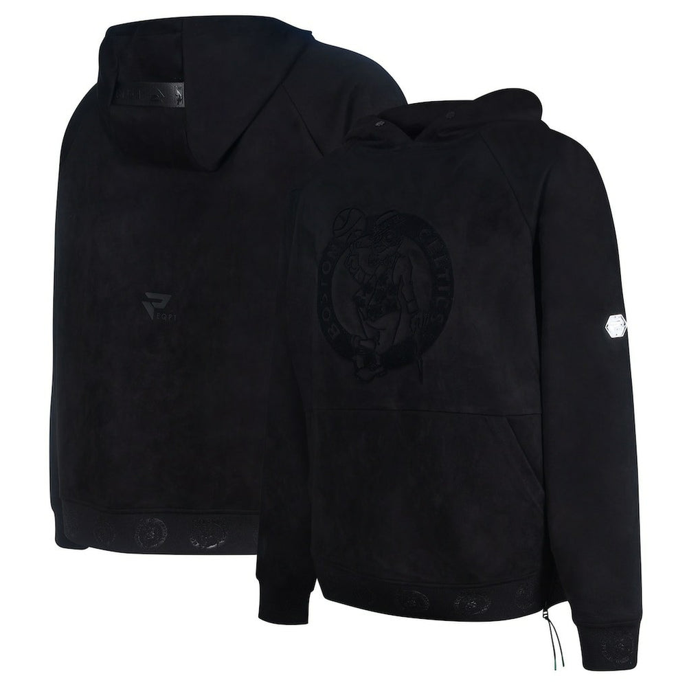 Boston Celtics Protege Eco-Friendly Functional Suede Fashion Tonal Hoodie - Black cheap