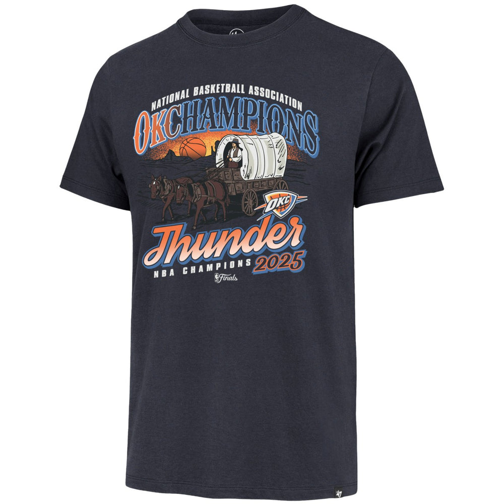 Oklahoma City Thunder '47 2025 NBA Finals Champions Hometown Local Franklin T-Shirt - Navy sale