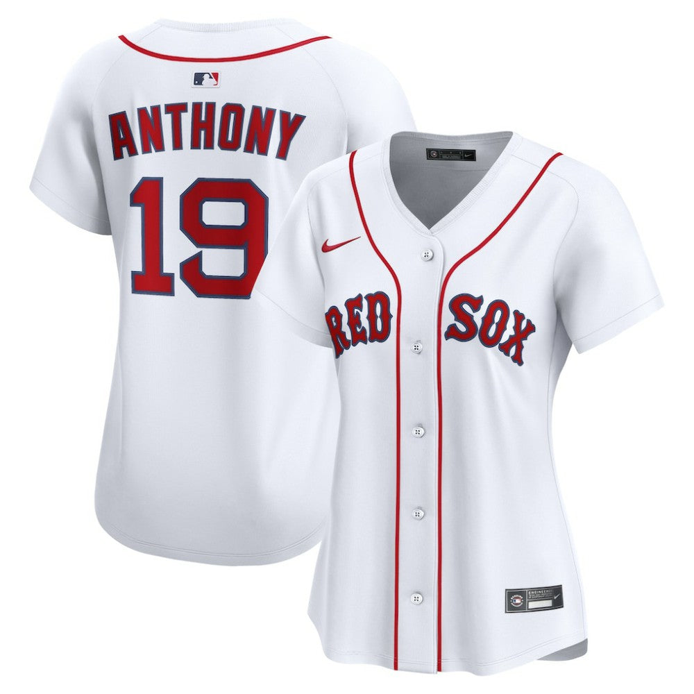 Roman Anthony Boston Red Sox Women's Home Limited Player Jersey White
