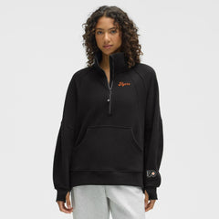 Philadelphia Flyers lululemon Women's Long Scuba Oversized Half-Zip Funnel Neck - Black