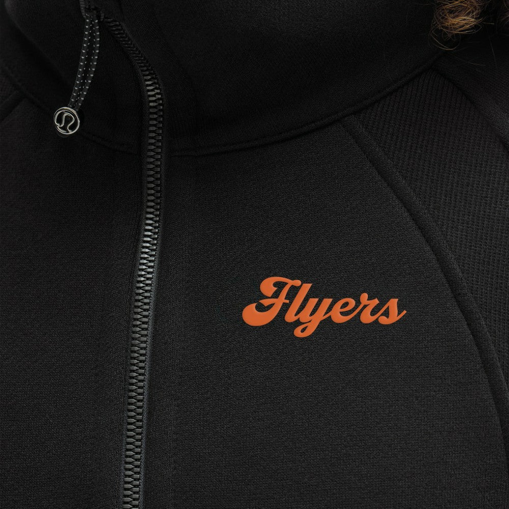 Philadelphia Flyers lululemon Women's Long Scuba Oversized Half-Zip Funnel Neck - Black