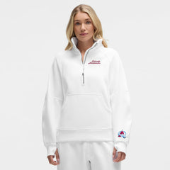 Colorado Avalanche lululemon Women's Long Scuba Oversized Half-Zip Funnel Neck - White