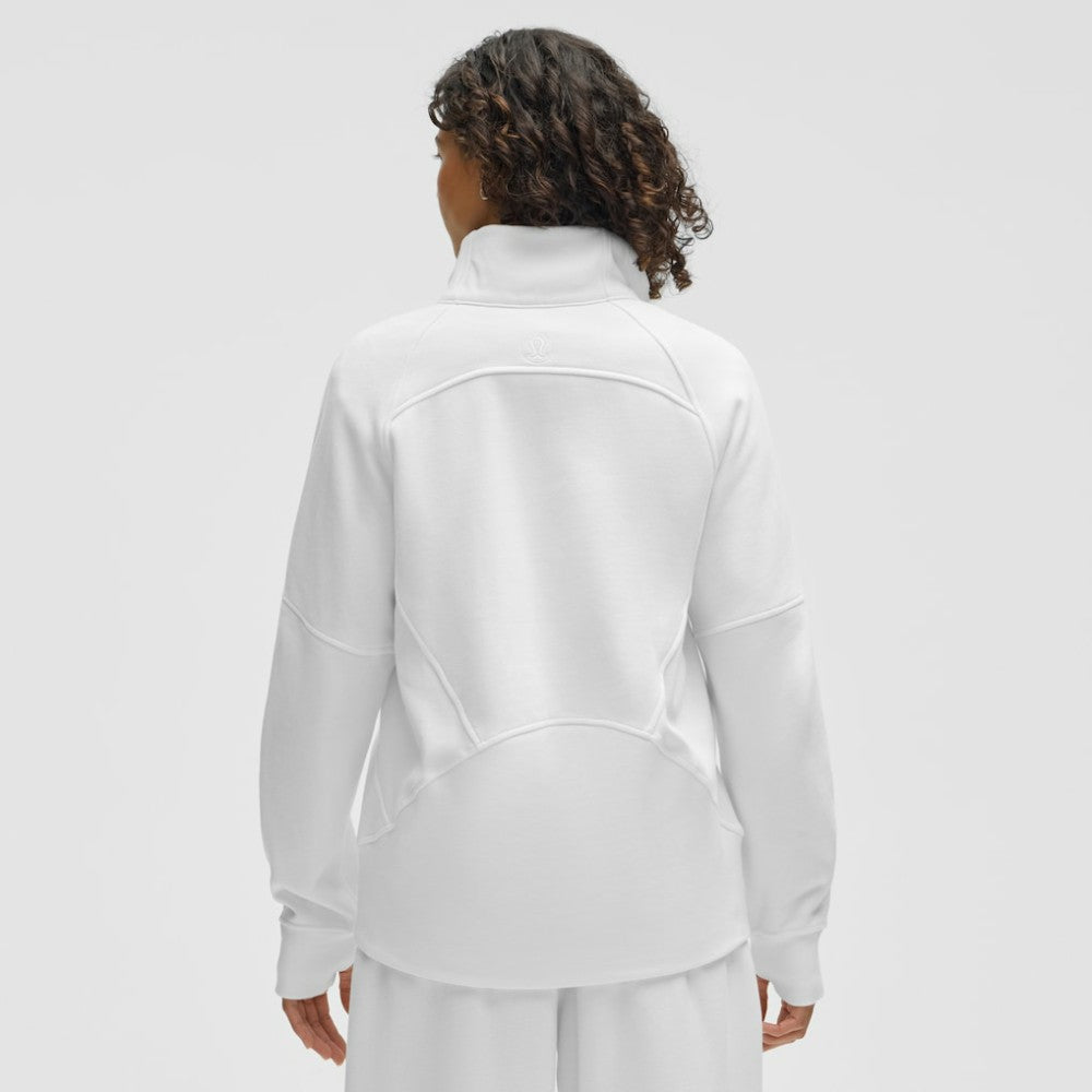 Minnesota Wild lululemon Women's Long Scuba Oversized Half-Zip Funnel Neck - White