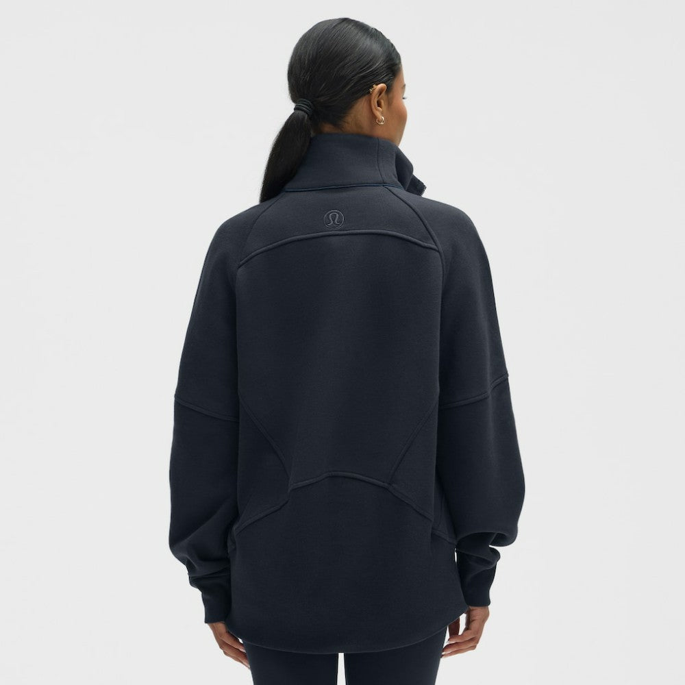 Seattle Kraken lululemon Women's Long Scuba Oversized Half-Zip Funnel Neck - True Navy