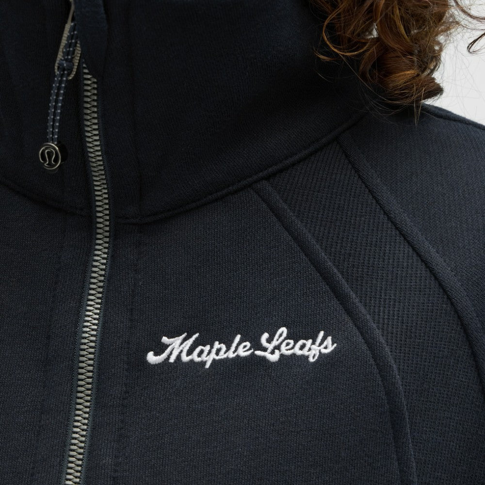 Toronto Maple Leafs lululemon Women's Long Scuba Oversized Half-Zip Funnel Neck - True Navy
