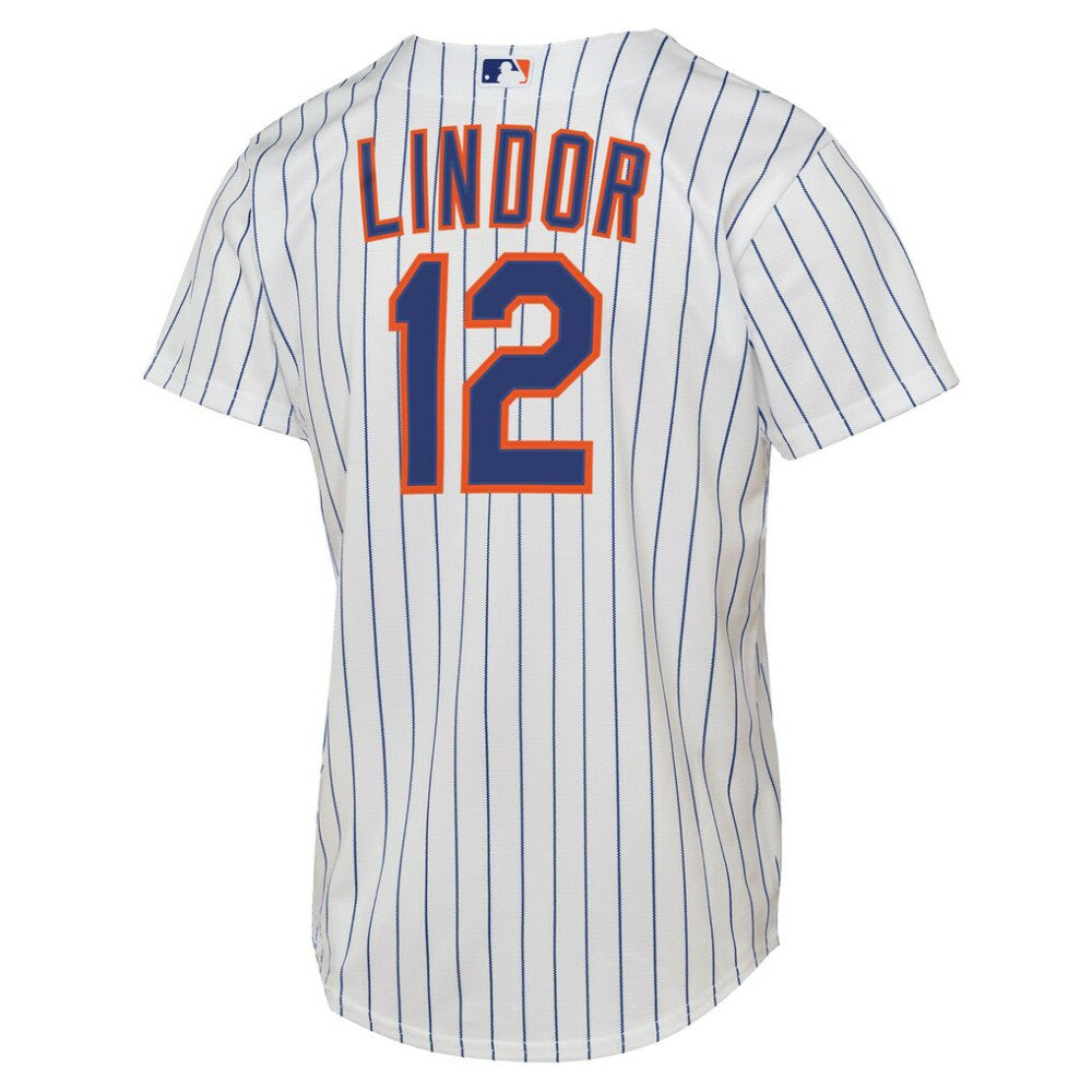 Francisco Lindor New York Mets Youth Home Replica Player Jersey White