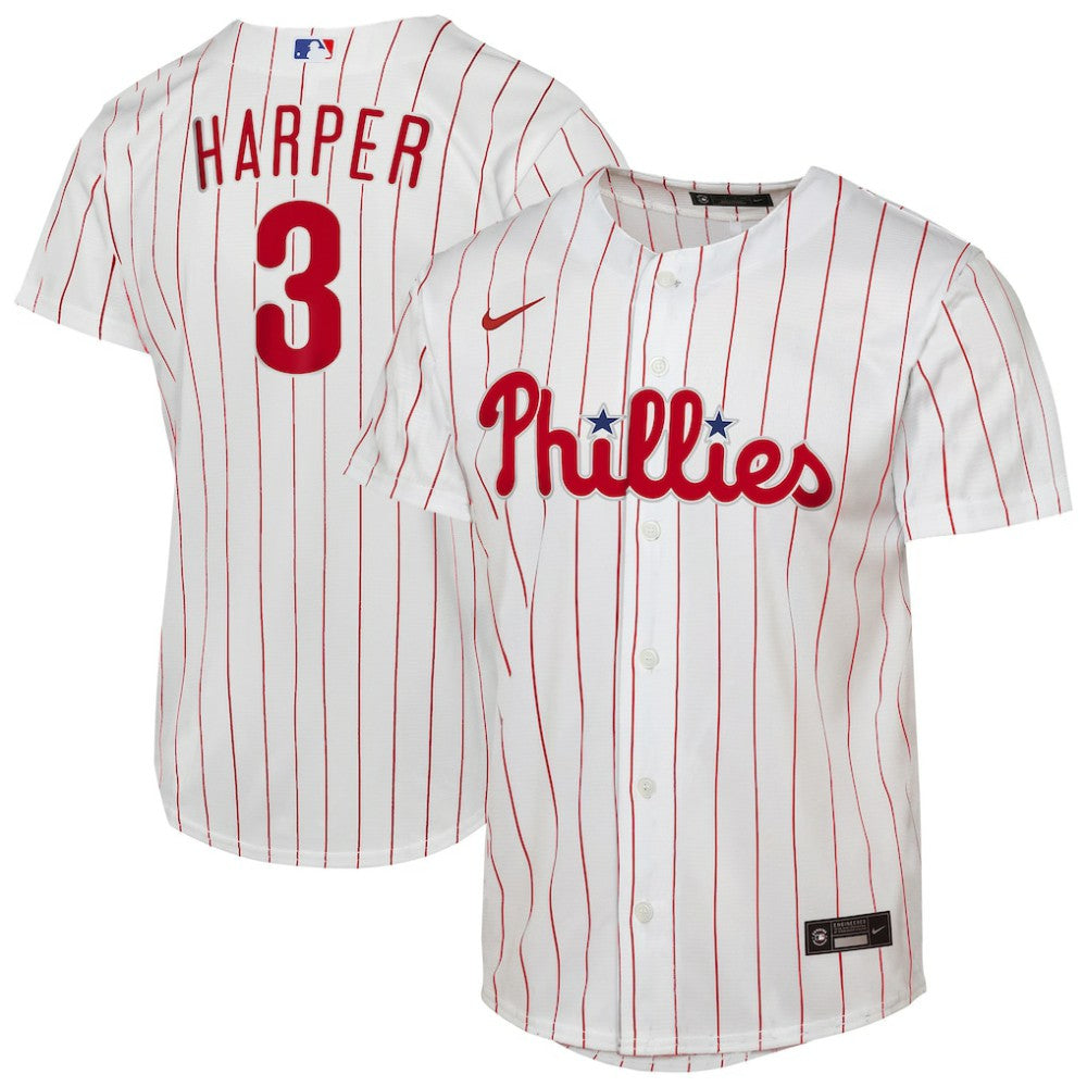 Bryce Harper Philadelphia Phillies Youth Home Replica Player Jersey White