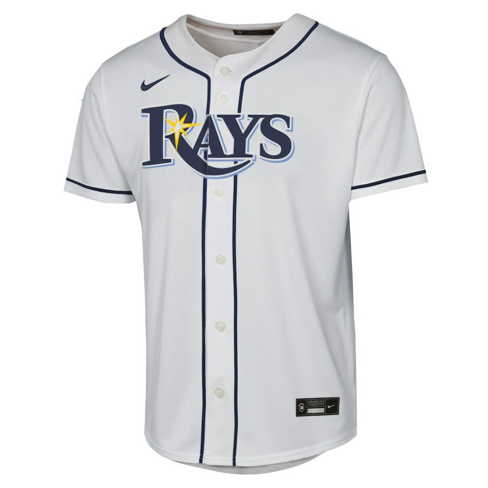 Junior Caminero Tampa Bay Rays Youth Home Replica Player Jersey White