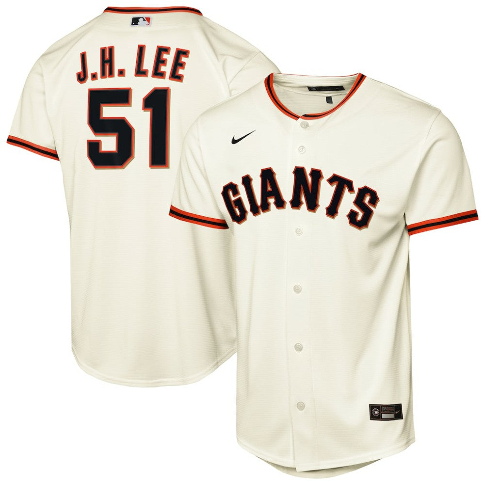 Jung Hoo Lee San Francisco Giants Youth Home Replica Player Jersey Cream
