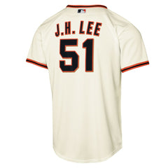 Jung Hoo Lee San Francisco Giants Youth Home Replica Player Jersey Cream