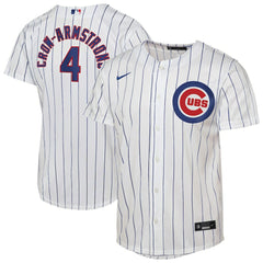 Pete Crow-Armstrong Chicago Cubs Youth Home Replica Player Jersey White