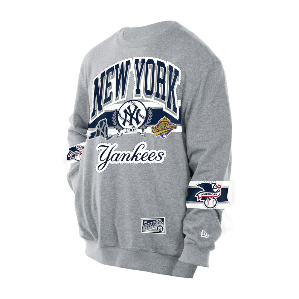 New York Yankees Sport Classics Sweatshirt Gray