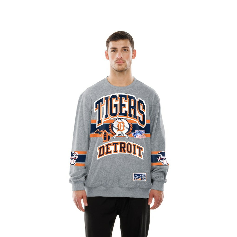 Detroit Tigers Sport Classics Sweatshirt Gray