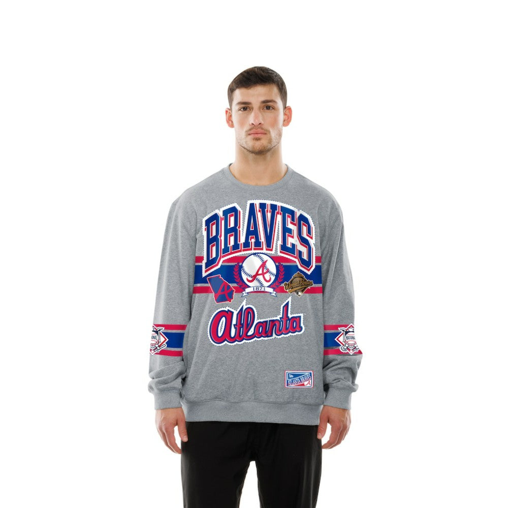 Atlanta Braves Sport Classics Sweatshirt Gray