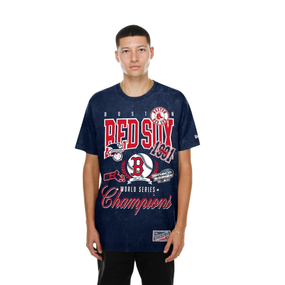 Boston Red Sox Mineral Wash T-Shirt Navy