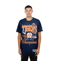 Detroit Tigers Mineral Wash T-Shirt Navy