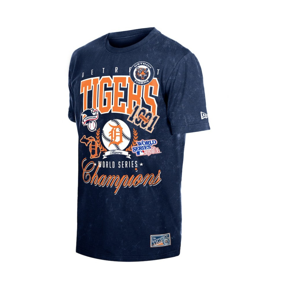Detroit Tigers Mineral Wash T-Shirt Navy