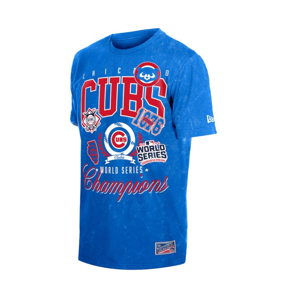 Chicago Cubs Mineral Wash T-Shirt Royal