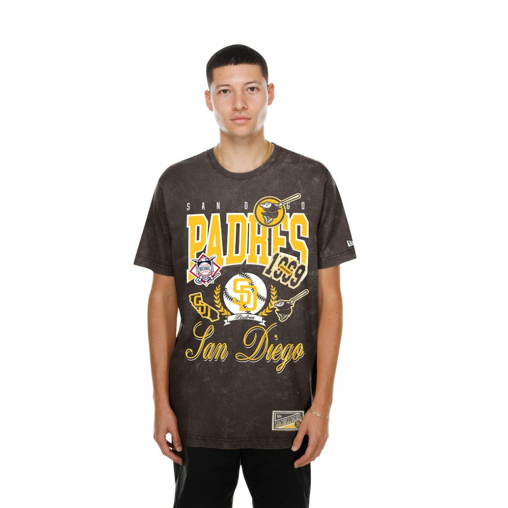 San Diego Padres Mineral Wash T-Shirt Brown
