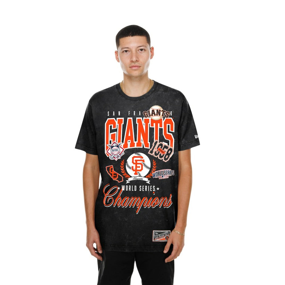 San Francisco Giants Mineral Wash T-Shirt Black