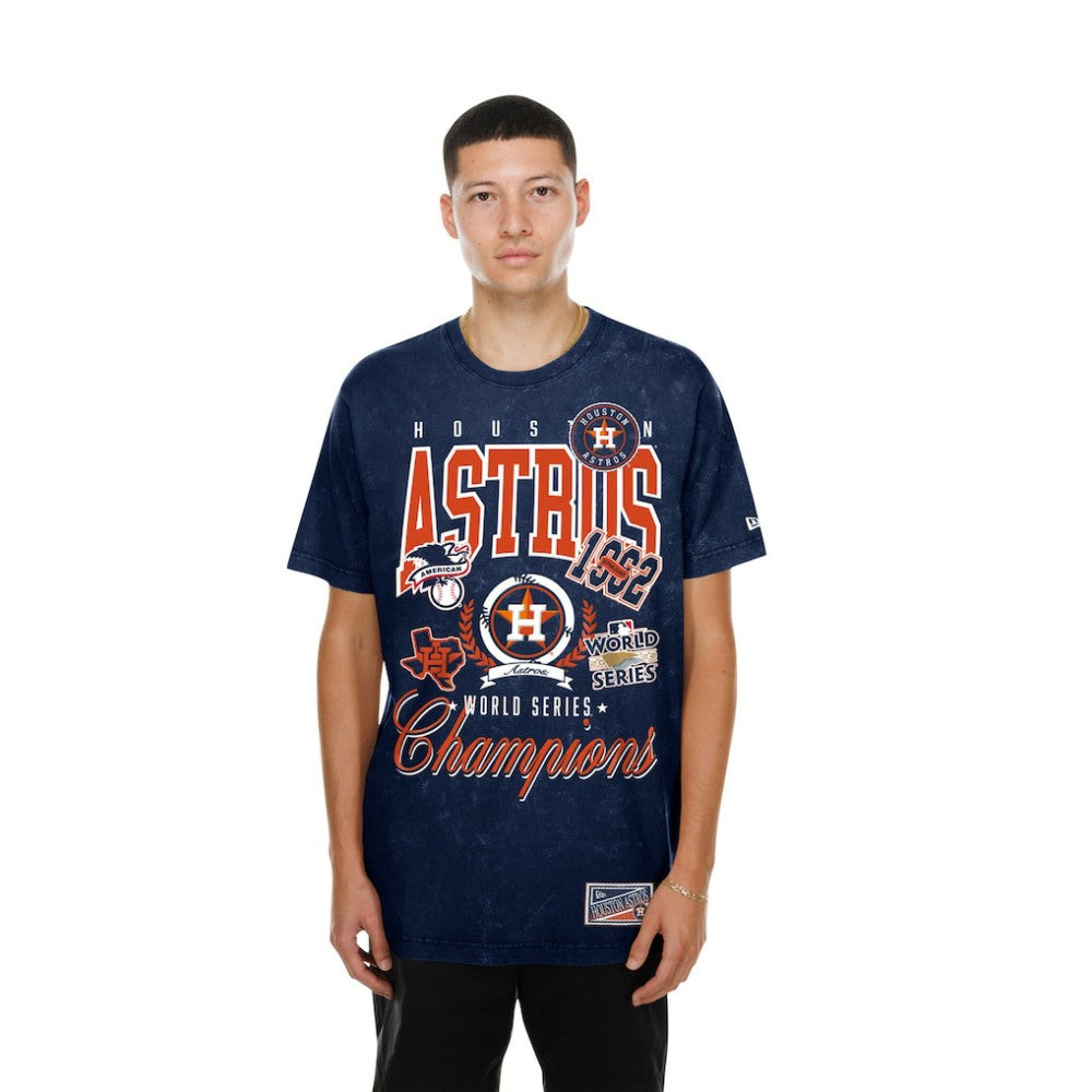 Houston Astros Mineral Wash T-Shirt Navy