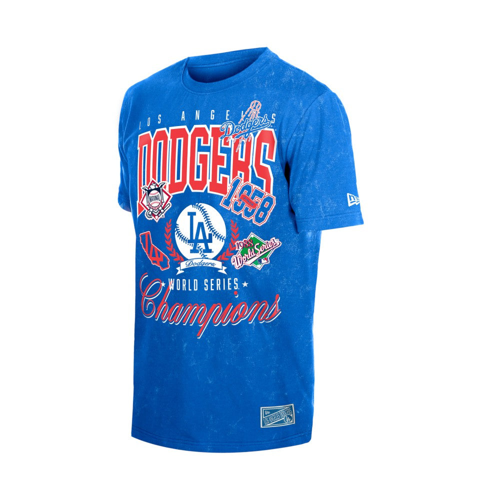 Los Angeles Dodgers Mineral Wash T-Shirt Royal