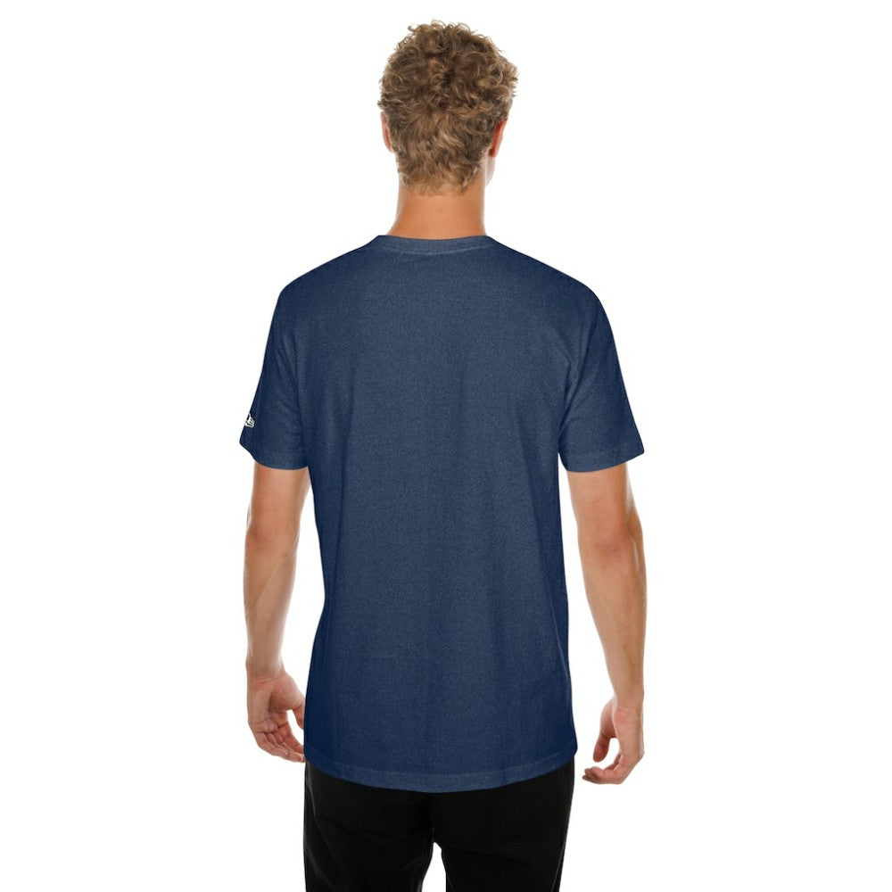 Chicago Cubs  Oversized Throwback Distressed T-Shirt Navy