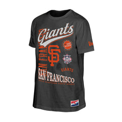 San Francisco Giants  Oversized Throwback Distressed T-Shirt Black