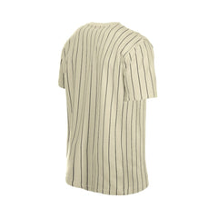 San Diego Padres Throwback Meshback Pinstripe T-Shirt Cream