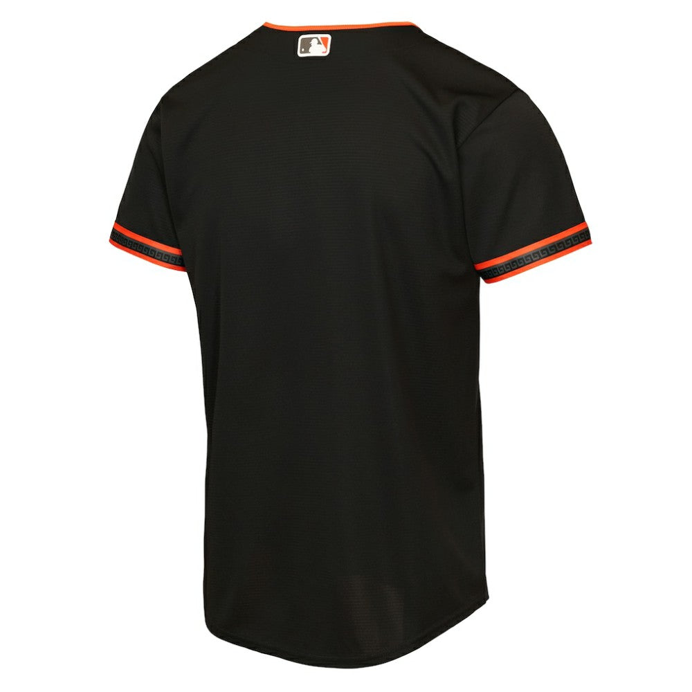 San Francisco Giants Youth Alternate Replica Jersey Black