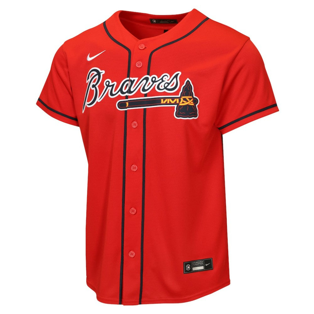 Atlanta Braves Youth Alternate Replica Jersey Red