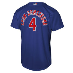 Pete Crow-Armstrong Chicago Cubs Youth Alternate Replica Jersey Rush Blue