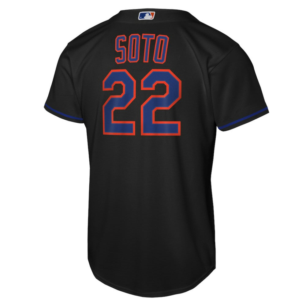 Juan Soto New York Mets Youth Alternate Replica Jersey Black