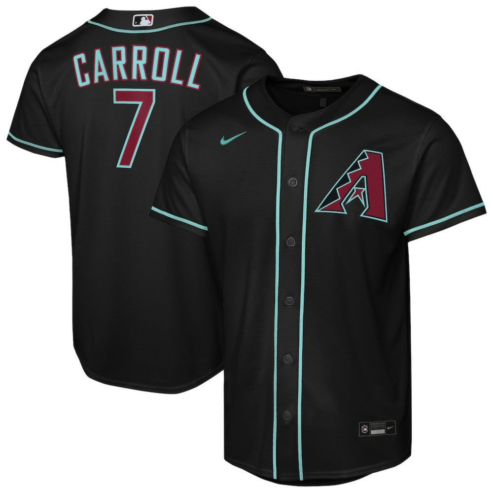 Corbin Carroll Arizona Diamondbacks Youth Alternate Replica Jersey Black