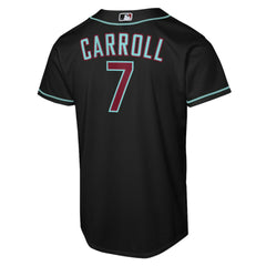 Corbin Carroll Arizona Diamondbacks Youth Alternate Replica Jersey Black