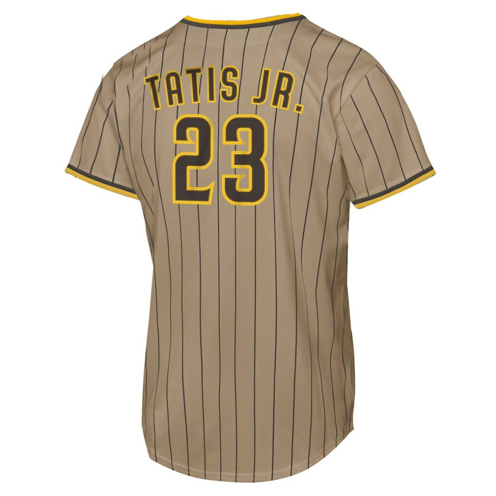 Fernando Tatis Jr. San Diego Padres Youth Alternate Replica Jersey Khaki
