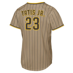 Fernando Tatis Jr. San Diego Padres Youth Alternate Replica Jersey Khaki
