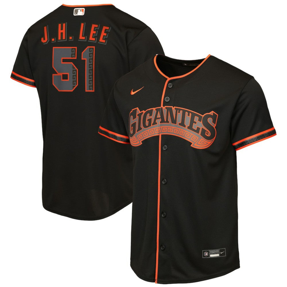 Jung Hoo Lee San Francisco Giants Youth Alternate 2 Replica Jersey Black