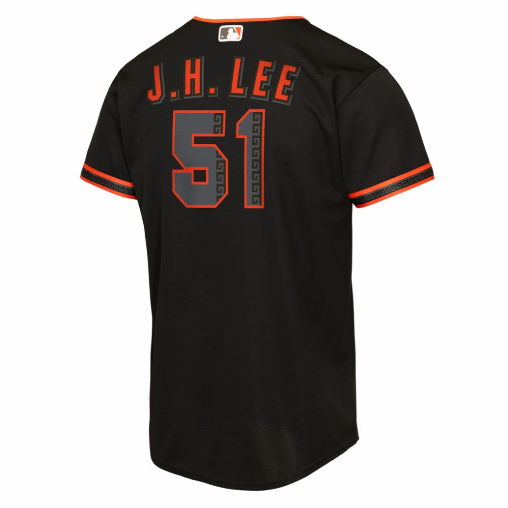 Jung Hoo Lee San Francisco Giants Youth Alternate 2 Replica Jersey Black