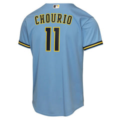 Jackson Chourio Milwaukee Brewers Youth Road Replica Jersey Light Blue