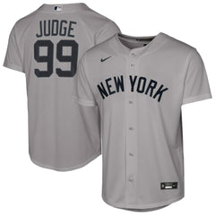 Aaron Judge New York Yankees Youth Road Replica Jersey Gray
