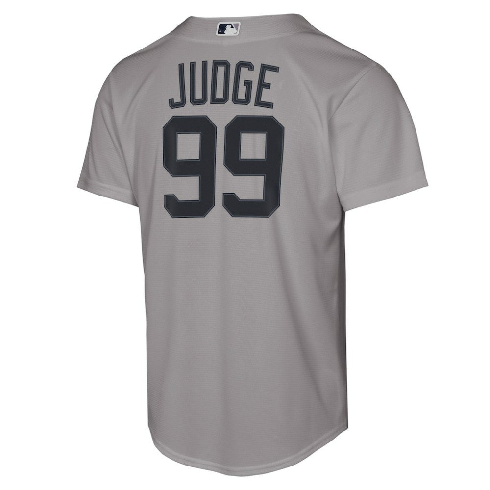 Aaron Judge New York Yankees Youth Road Replica Jersey Gray
