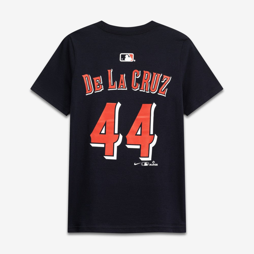 Elly De La Cruz Cincinnati Reds Youth Name & Number T-Shirt Black
