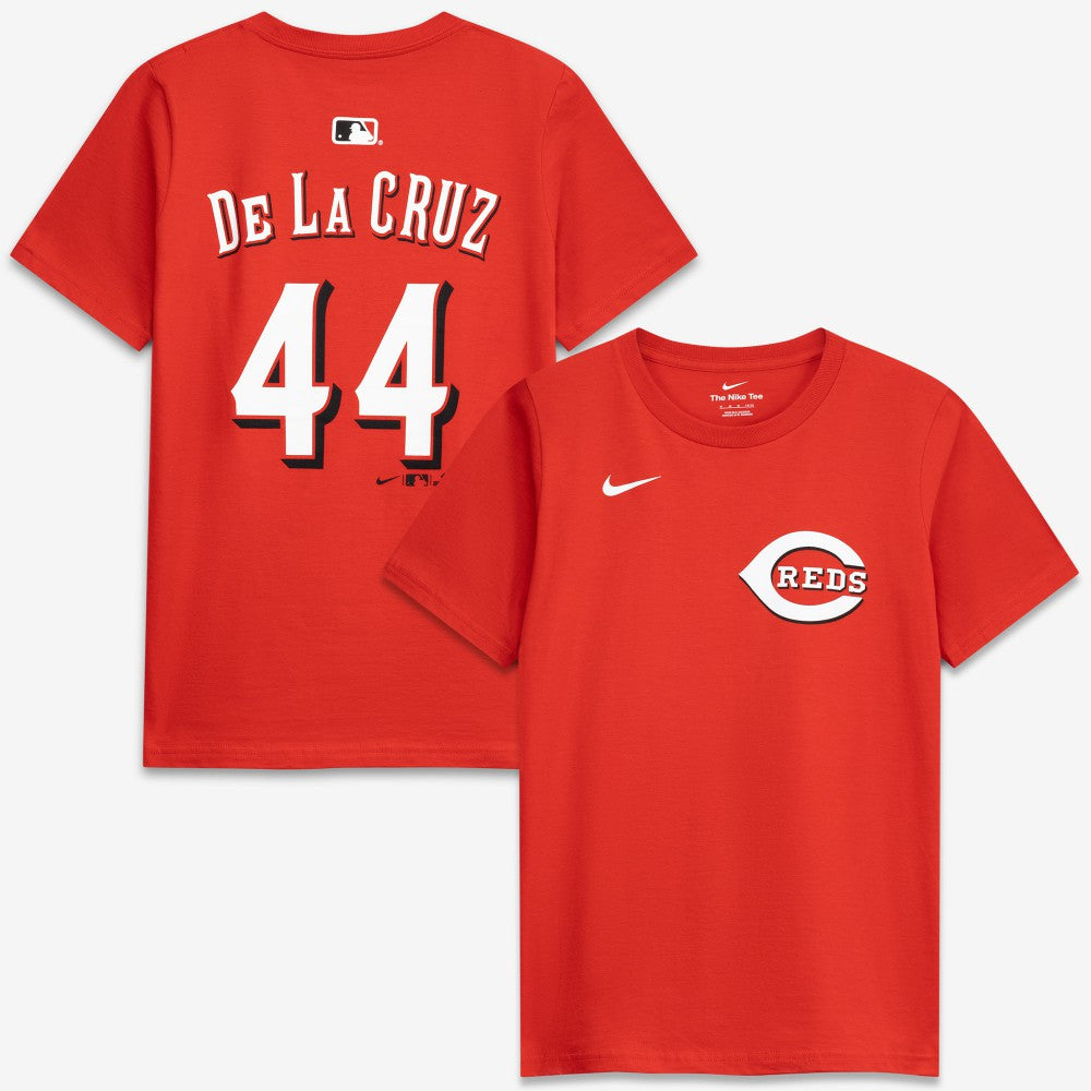 Elly De La Cruz Cincinnati Reds Youth Name & Number T-Shirt Red