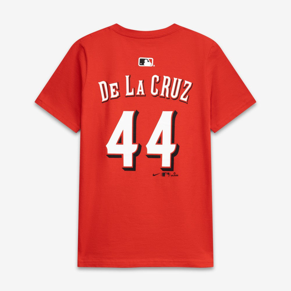 Elly De La Cruz Cincinnati Reds Youth Name & Number T-Shirt Red