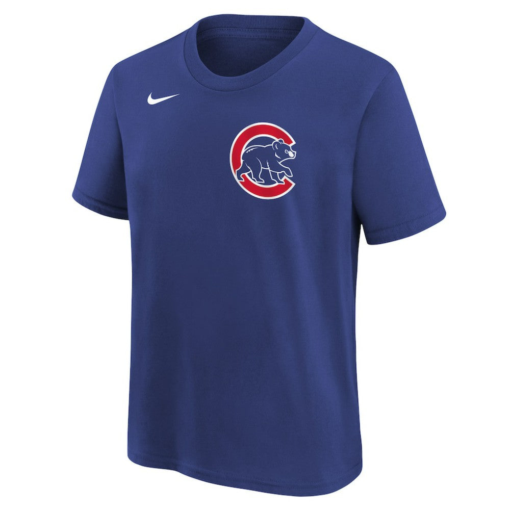Dansby Swanson Chicago Cubs Youth Name & Number T-Shirt Royal