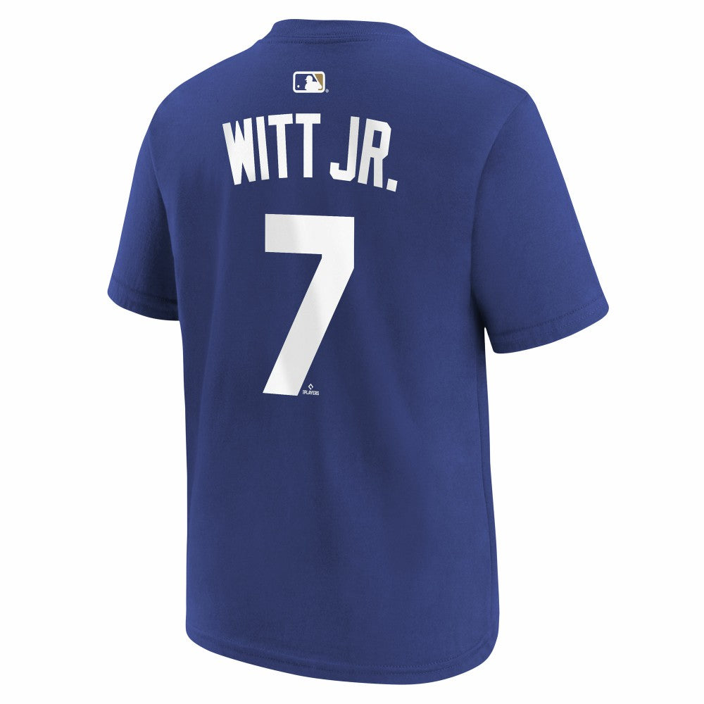 Bobby Witt Jr. Kansas City Royals Youth Name & Number T-Shirt Royal