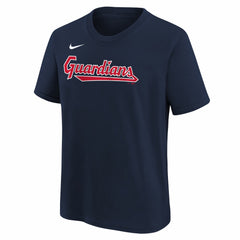 José Ramírez Cleveland Guardians Youth Name & Number T-Shirt Navy