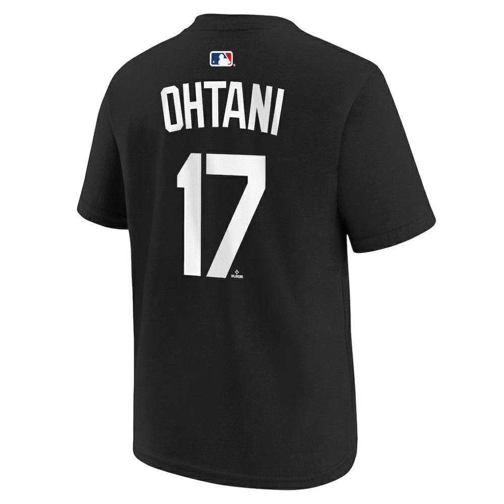 Shohei Ohtani Los Angeles Dodgers Youth Name & Number T-Shirt Black