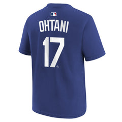 Shohei Ohtani Los Angeles Dodgers Youth Name & Number T-Shirt Royal